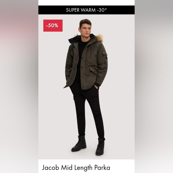 Noize Jacob Mid- Length Parka - Picture 4 of 12